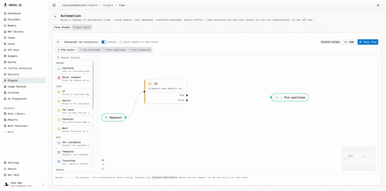 'Create a routing node'