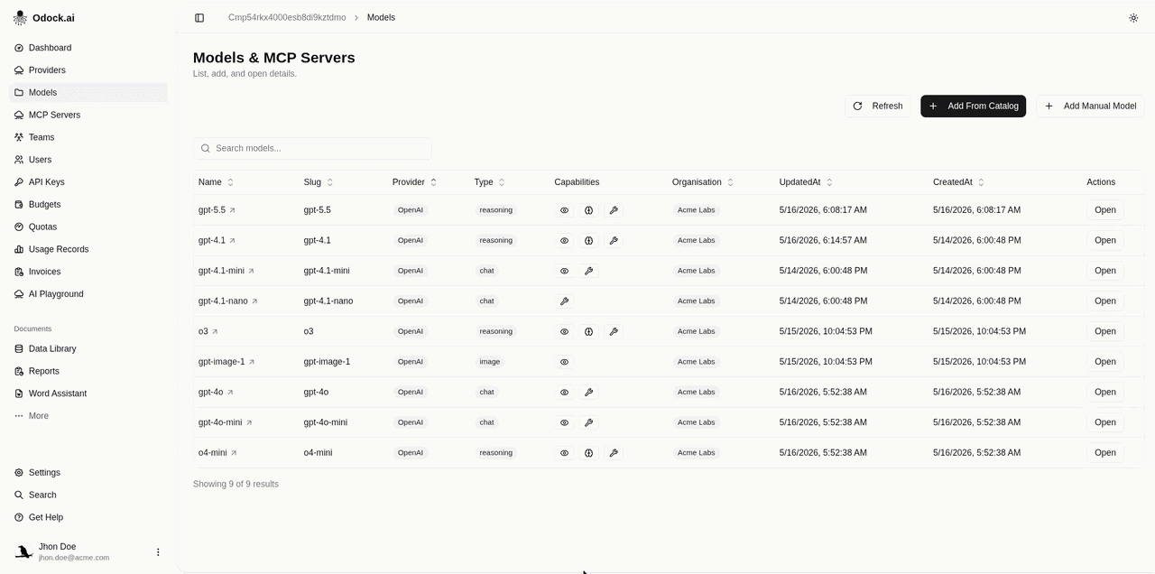 Create a variant model from an existing catalog slug