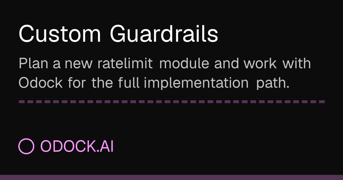 Custom Guardrails